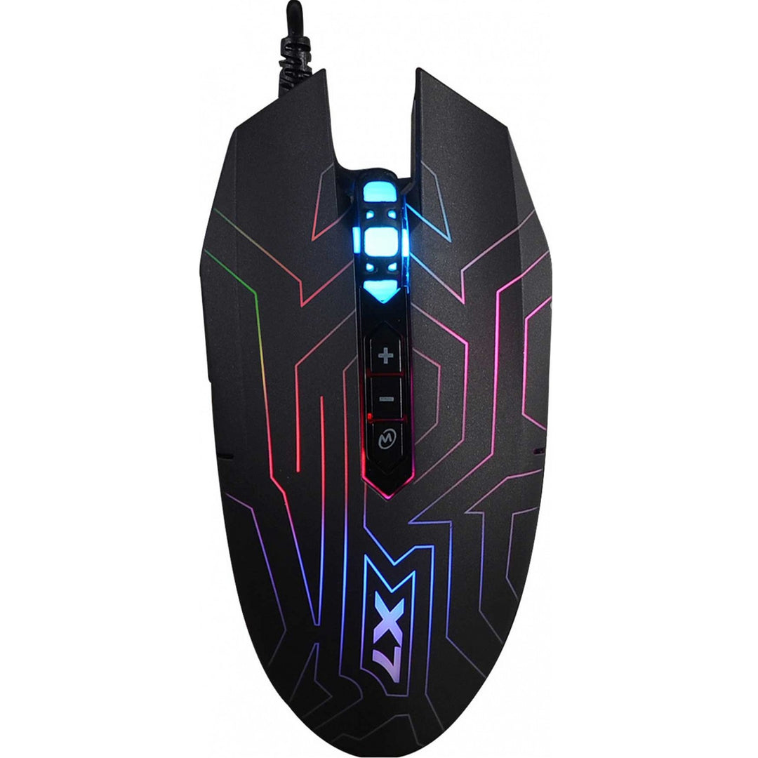 A4tech XGame X77 Maze Oscar Neon Gaming Mouse Neon Lighting 2400 DPI