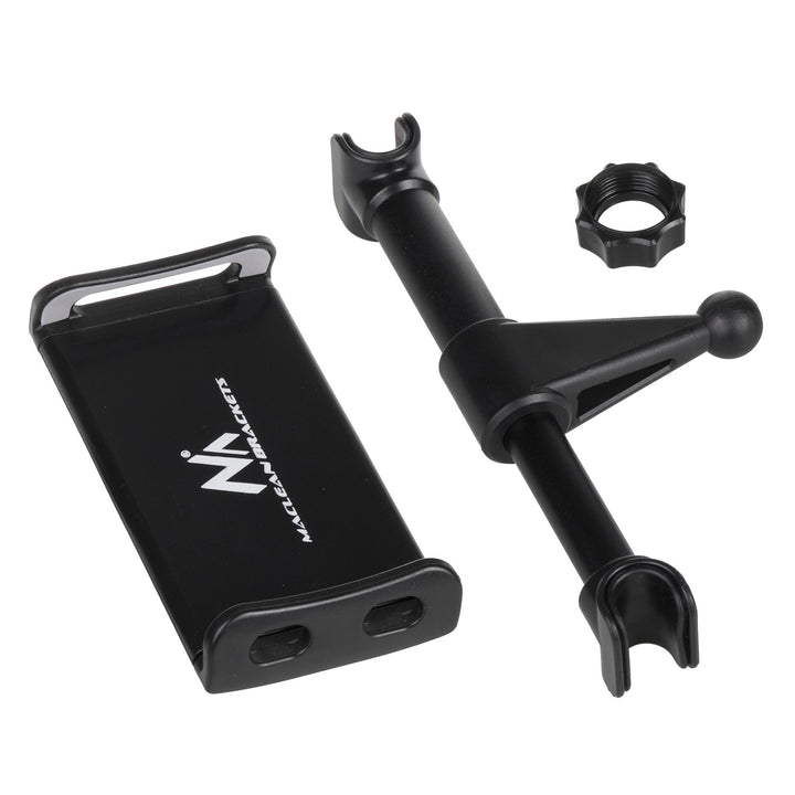 Maclean MC-894 Support universel pour smartphone et tablette de voiture Support d'appui-tête de voiture Support pivotant à 360 degrés pour voiture Support universel