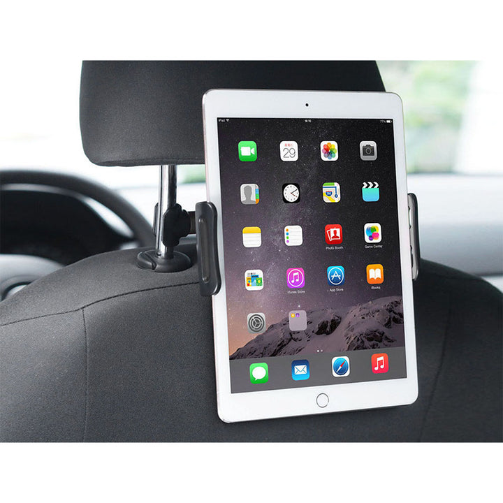 Maclean MC-894 Support universel pour smartphone et tablette de voiture Support d'appui-tête de voiture Support pivotant à 360 degrés pour voiture Support universel