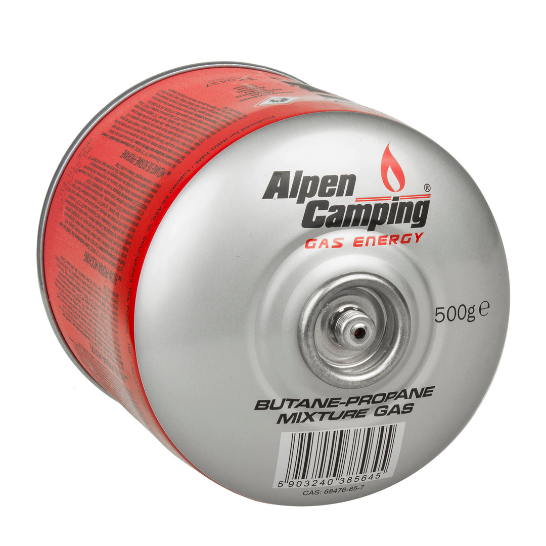 Gaspatroon 500 g Alpen Camping IK008 propaan-butaan