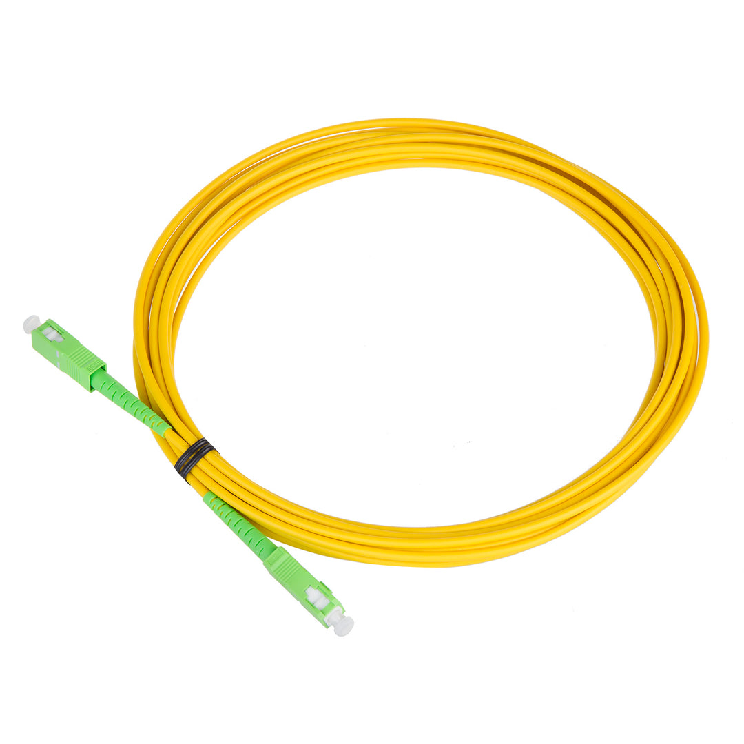 Maclean câble patchcord fibre optique, SC/APC-SC/APC, monomode, longueur 5m, simplex, G657A2, MCTV-435