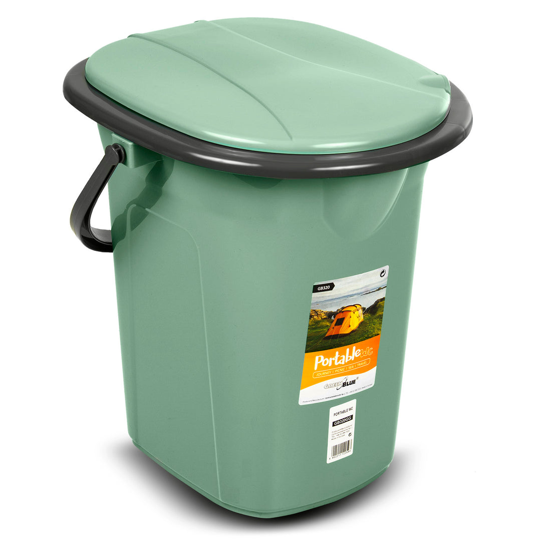 19L GreenBlue camping toeristentoilet (groen/grijs)