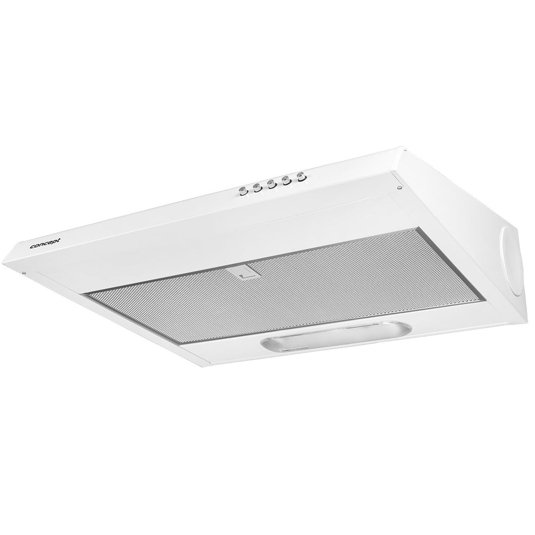 Hotte sous meuble 60cm Concept OPP2060WH blanc avec filtre à graisse