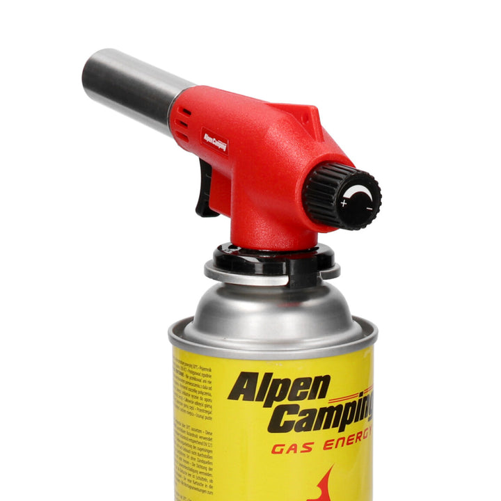 Brûleur à cartouche 400 ml Alpen Camping régulation de flamme VULCANO