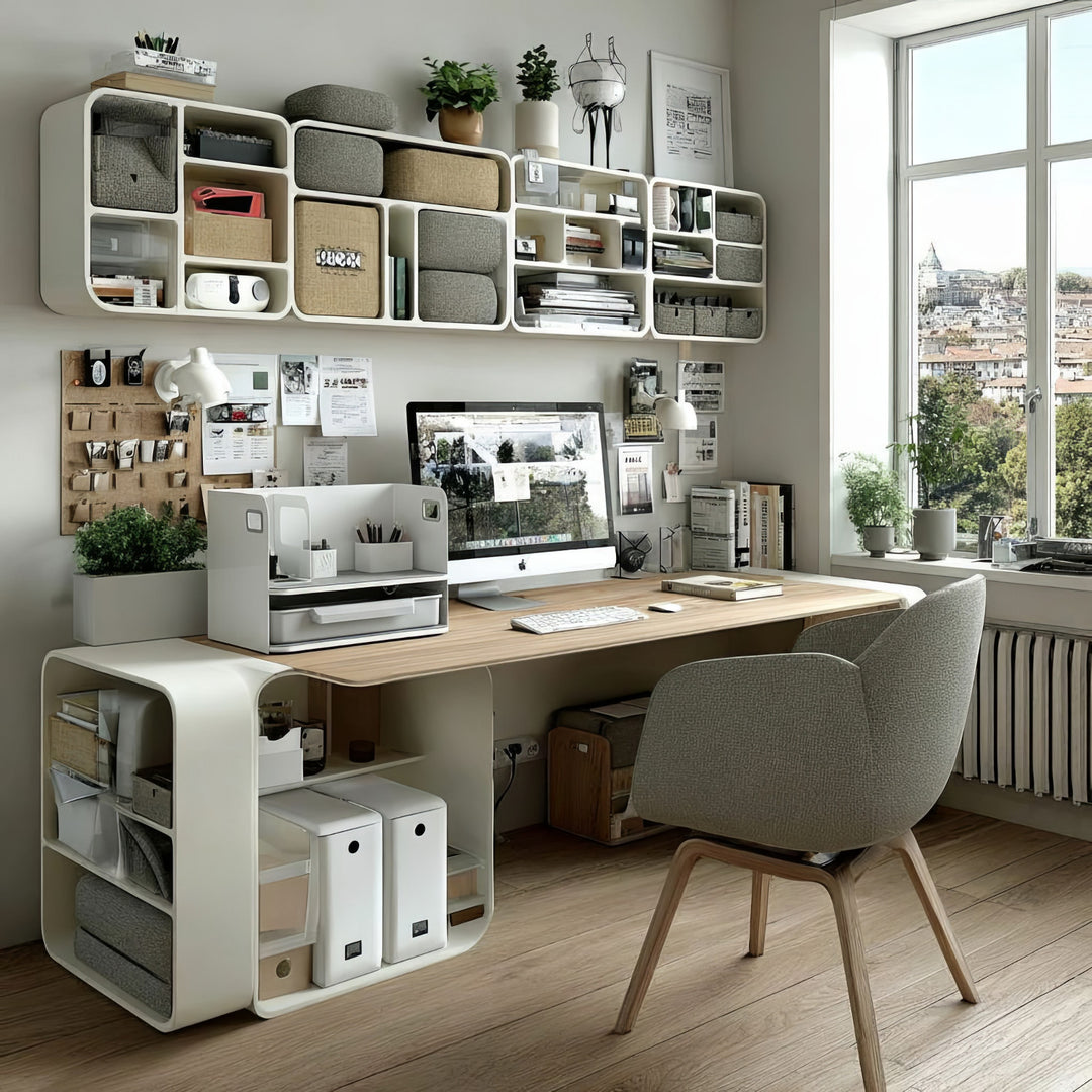 Ergo Office ER-440 Organisateur de bureau avec tiroir et tablette jusqu'à 10kg ER-440