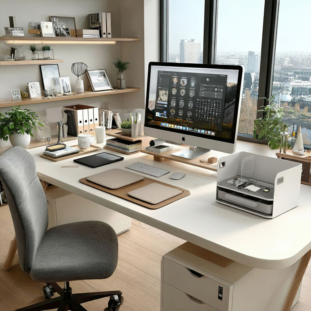 Ergo Office ER-440 Organisateur de bureau avec tiroir et tablette jusqu'à 10kg ER-440