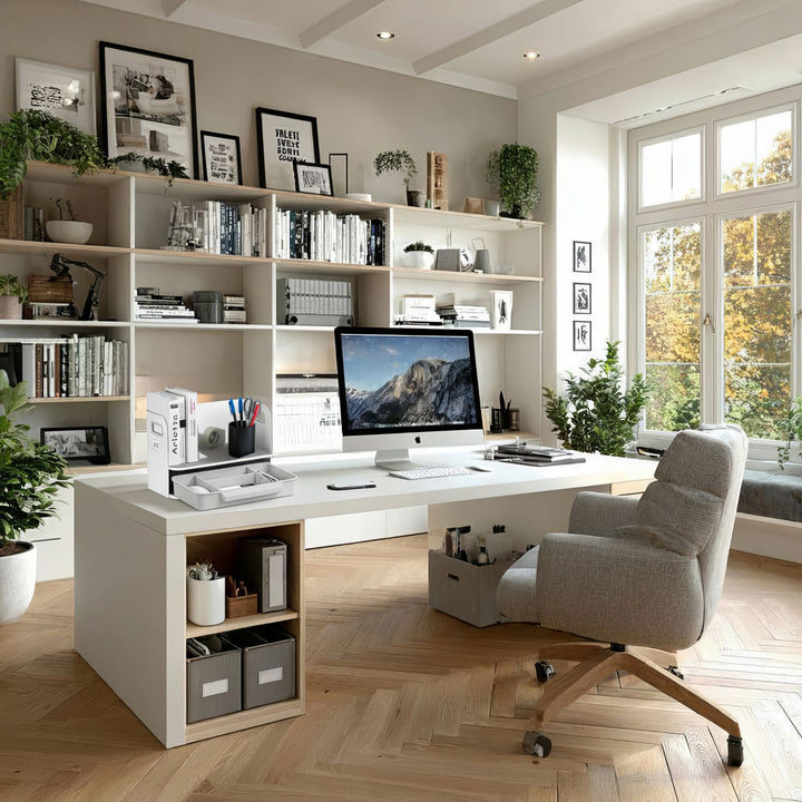 Ergo Office ER-440 Organisateur de bureau avec tiroir et tablette jusqu'à 10kg ER-440