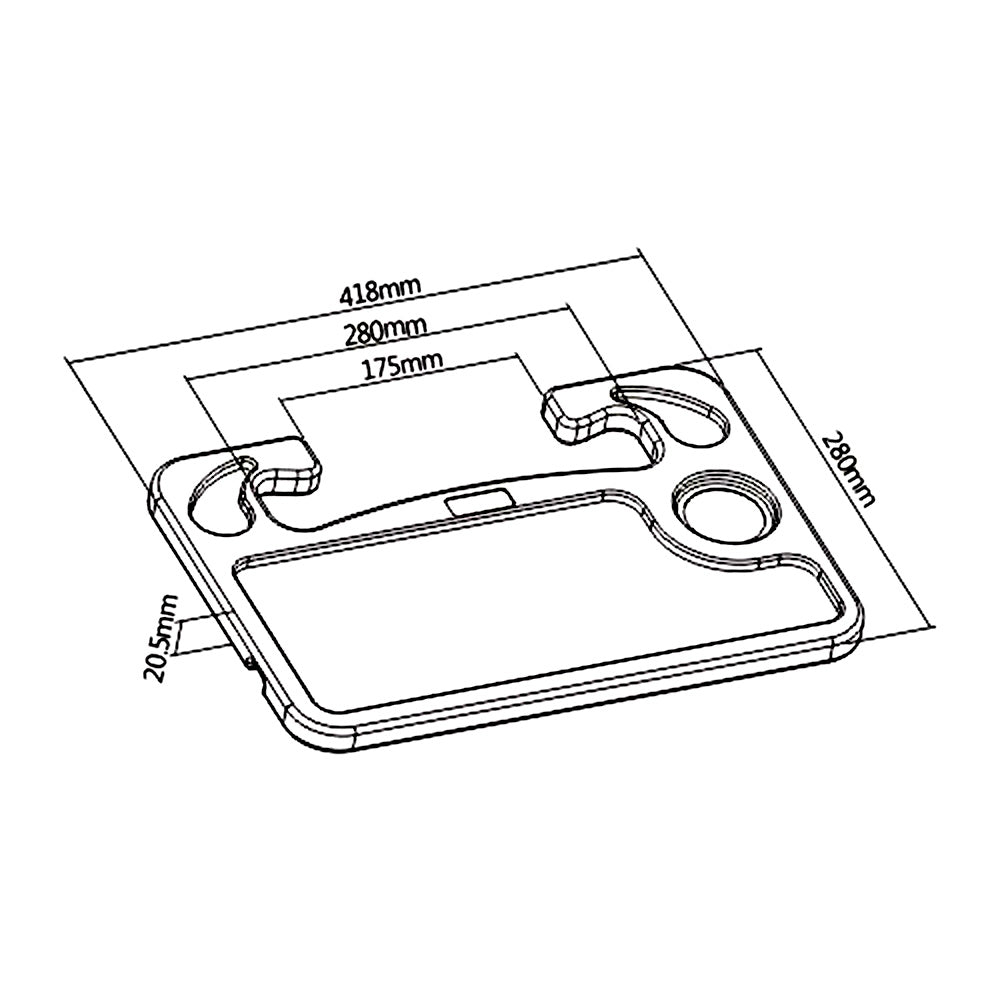 Support multifonctionnel pour Voiture Maclean, 5kg max, MC-928