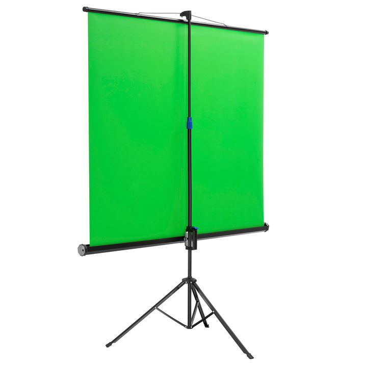 Maclean Green Screen Achtergrond op standaard, 92", 150x180cm, in hoogte verstelbaar, MC-931