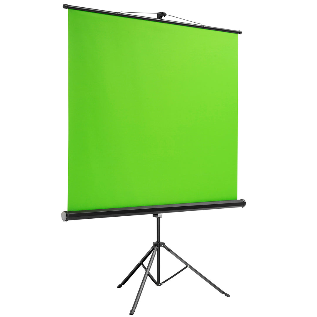 Maclean Green Screen Achtergrond op standaard, 92", 150x180cm, in hoogte verstelbaar, MC-931