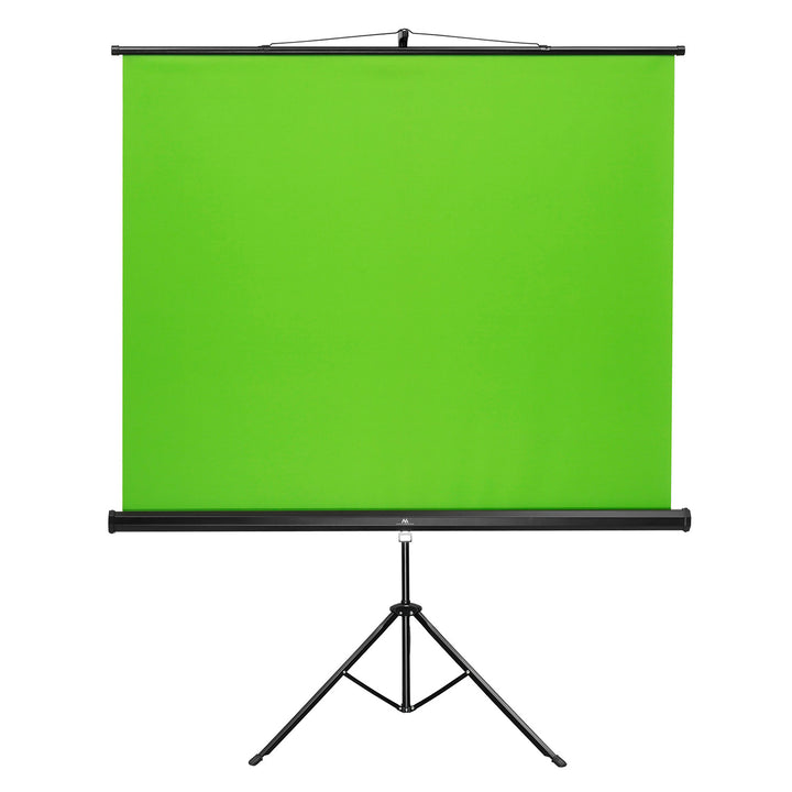 Maclean Green Screen Achtergrond op standaard, 92", 150x180cm, in hoogte verstelbaar, MC-931