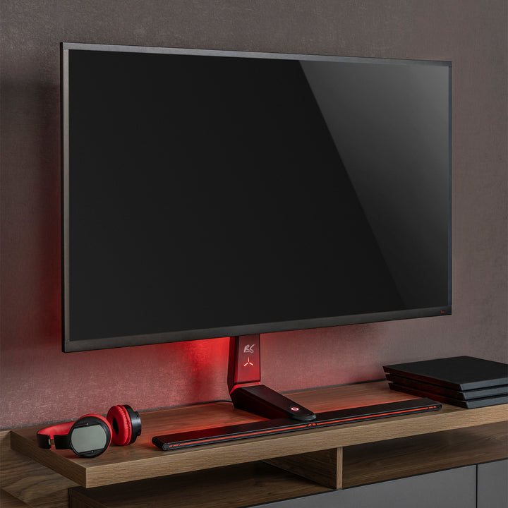 NanoRS RS167 in hoogte verstelbare RGB LED-gamingmonitorstandaard, 32-55" max. VESA 400x400 max. 40 kg,