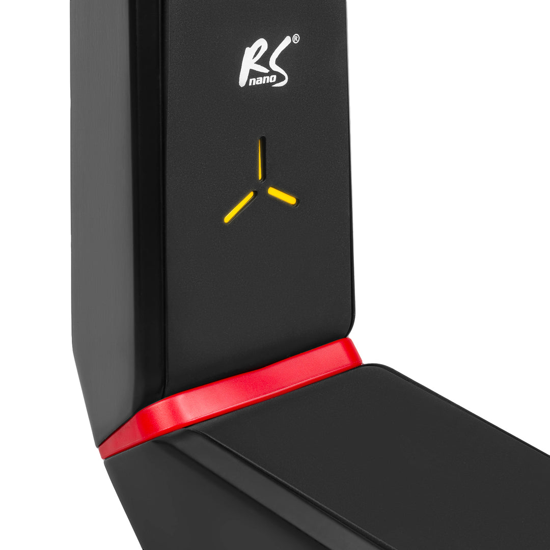 NanoRS RS167 in hoogte verstelbare RGB LED-gamingmonitorstandaard, 32-55" max. VESA 400x400 max. 40 kg,