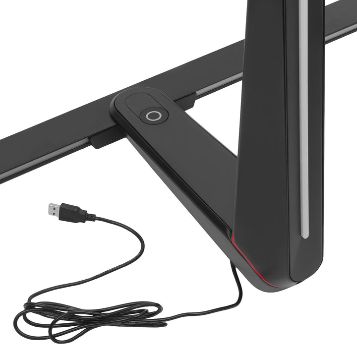 NanoRS RS167 in hoogte verstelbare RGB LED-gamingmonitorstandaard, 32-55" max. VESA 400x400 max. 40 kg,