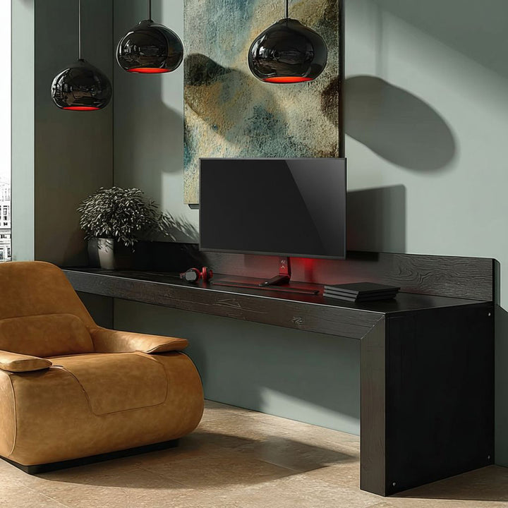 NanoRS RS167 in hoogte verstelbare RGB LED-gamingmonitorstandaard, 32-55" max. VESA 400x400 max. 40 kg,