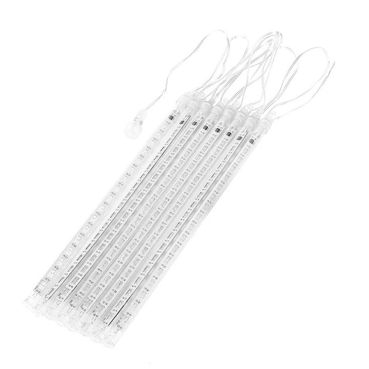 Maclean MCE411 LED-verlichting op zonne-energie 2,4 m, 144 LED's, 800 mAh Li-batterij, vallende ijspegels
