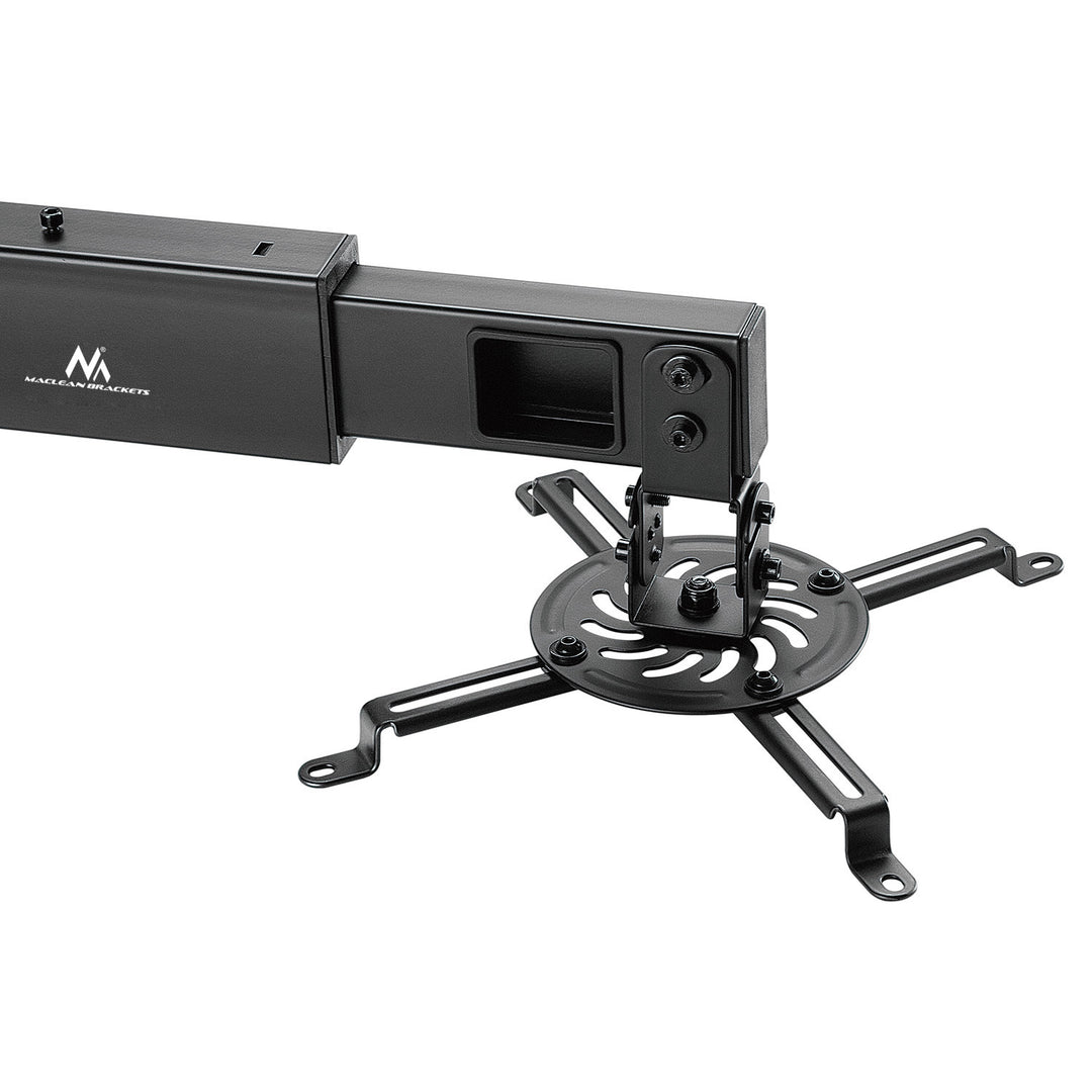 Support pour vidéoprojecteur à courte distance Support mural Guide-câble Rotation 360° Support universel pour vidéoprojecteur jusqu'à 15kg