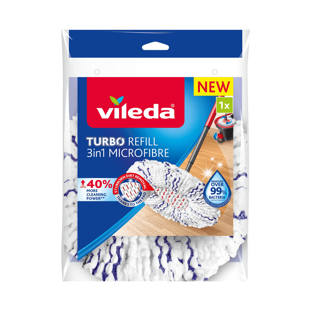 Vileda Turbo 3in1 microvezel roterende dweilinzet