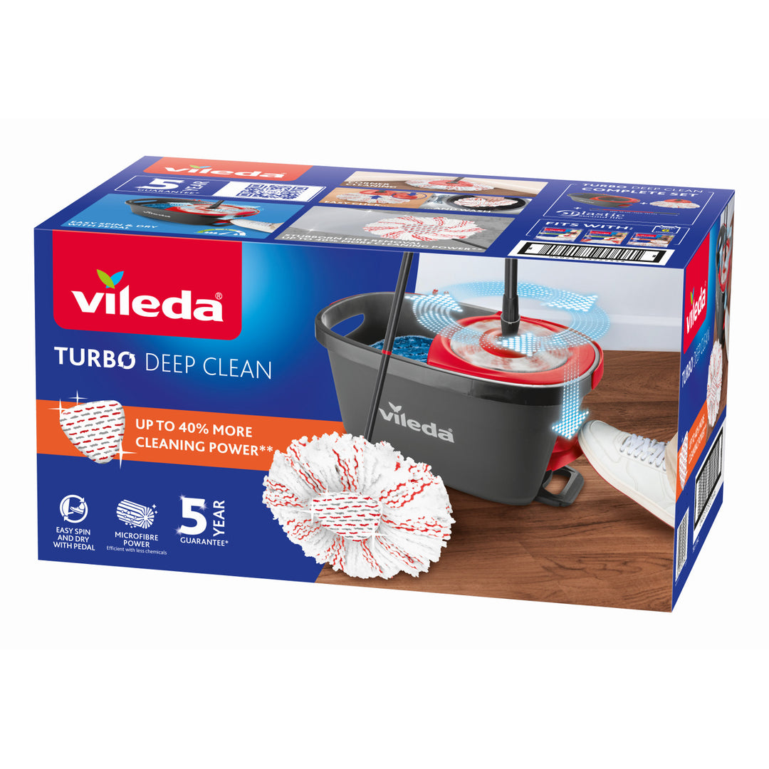 Vileda TURBO 3in1 microvezel-spinmopset