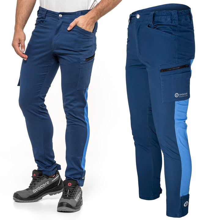 AVACORE TUBBOS TUBBOS BROEK BLAUW/BLAUW Maat 50