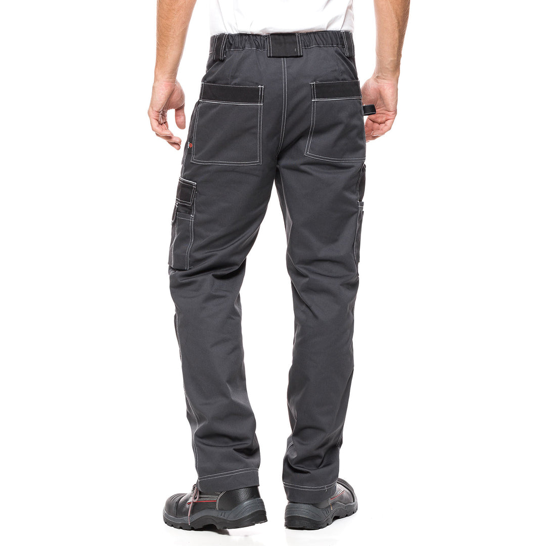 PANTALON DE TRAVAIL  HELIOS GRIS-NOIR Taille 48 (86-90)