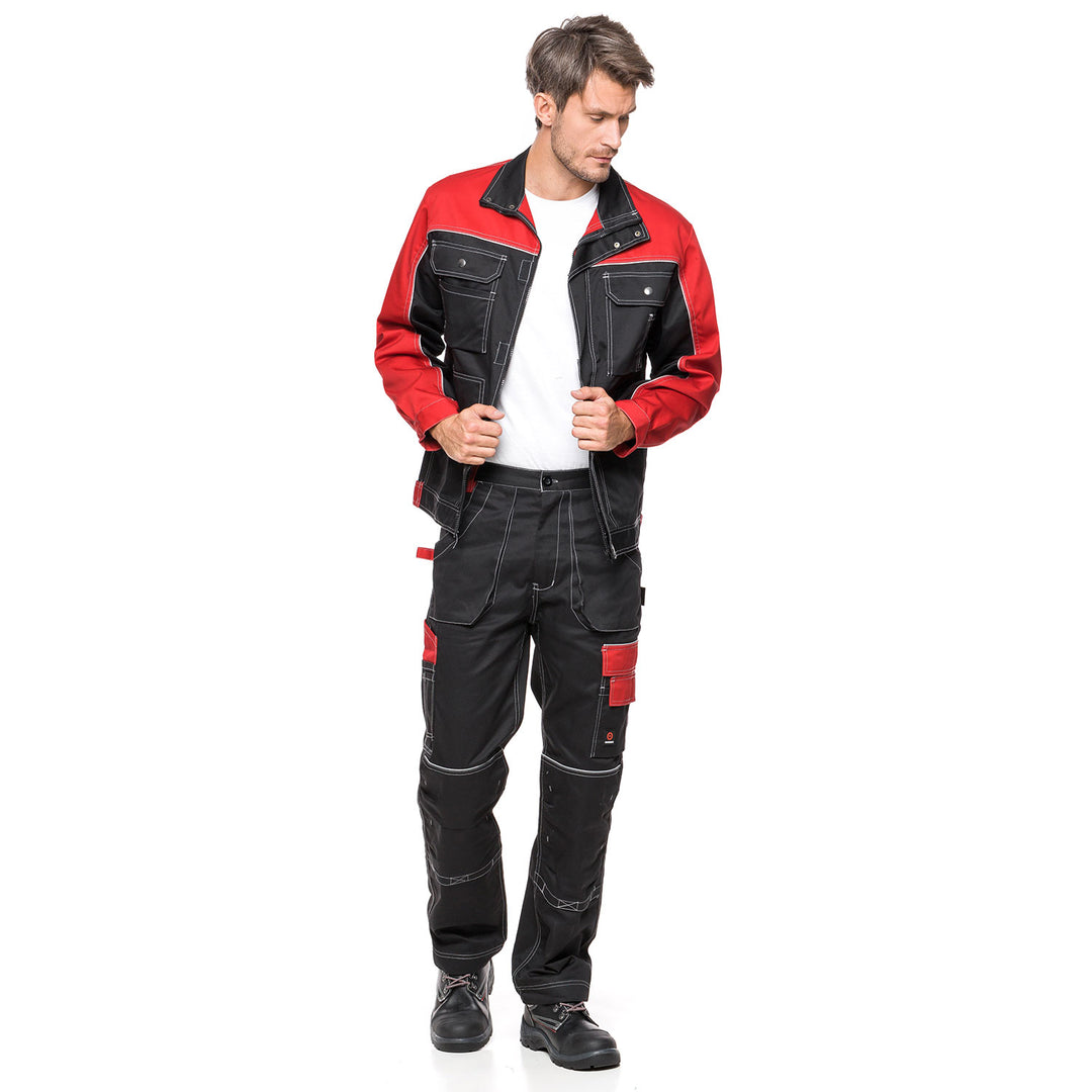 Pantalon homme Avacore HELIOS pantalon noir-rouge taille 48 (86-90)