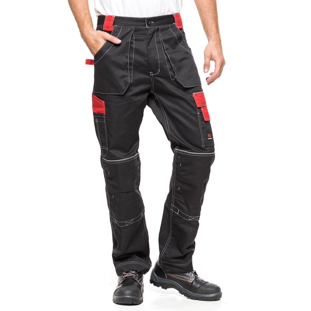 Pantalon homme Avacore HELIOS pantalon noir-rouge taille 48 (86-90)