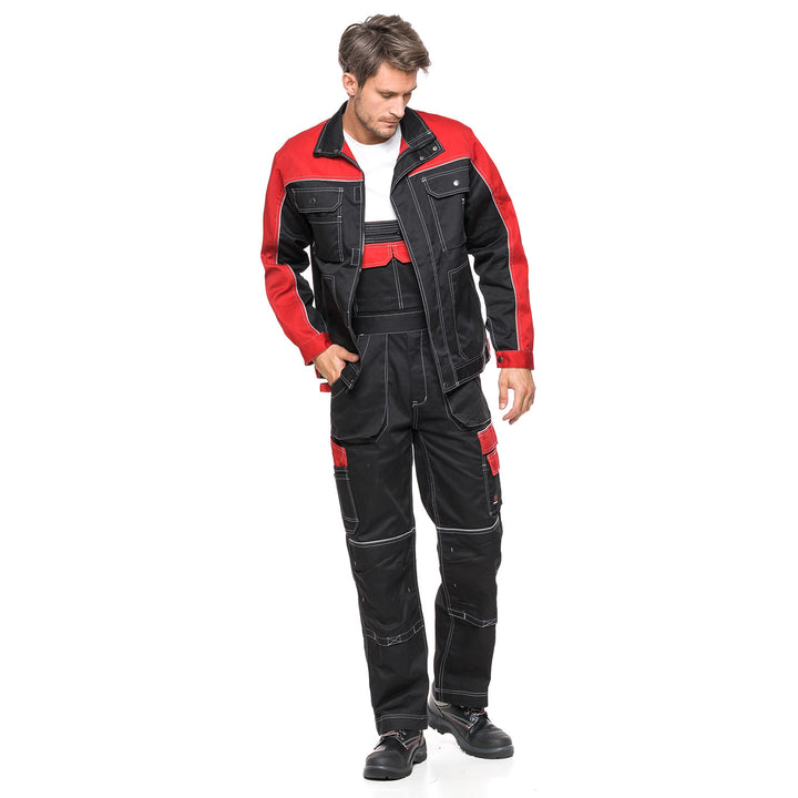 Salopette homme Avacore HELIOS noir rouge taille 48