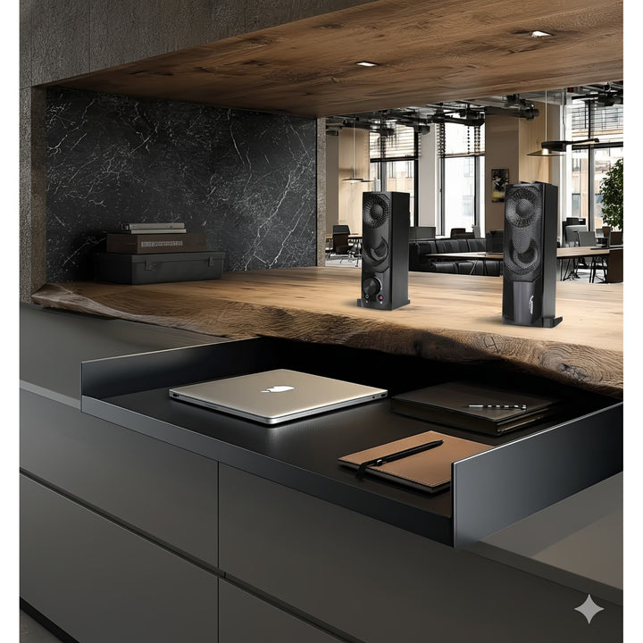 Audiocore 3Wx2 computer-soundbar, LED, USB 5v, lijningang, AC955