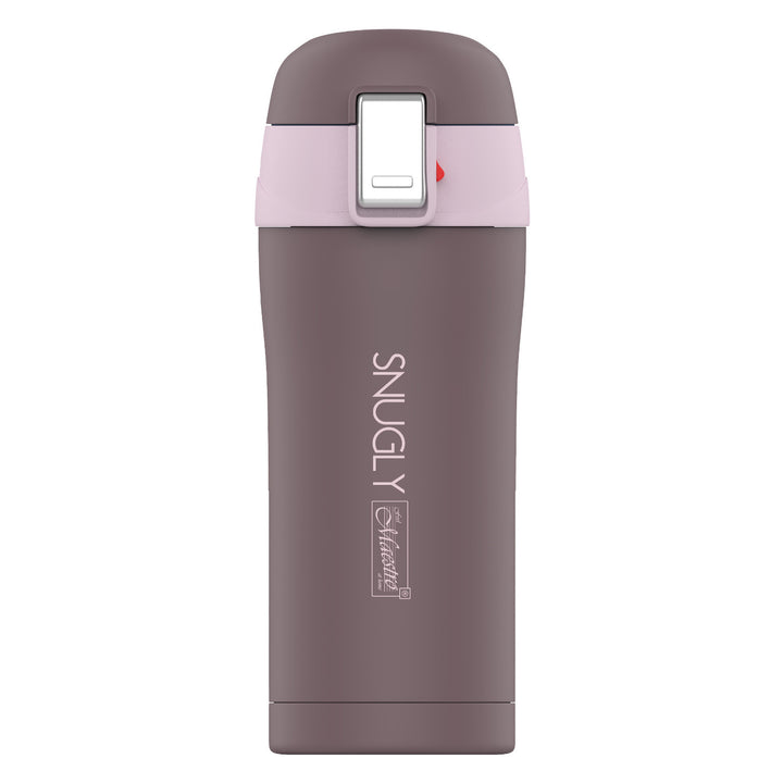 Snugly thermo mug mug à café thermos flask isolé en acier inoxydable pour boissons chaudes ou froides (300ml, Brown)