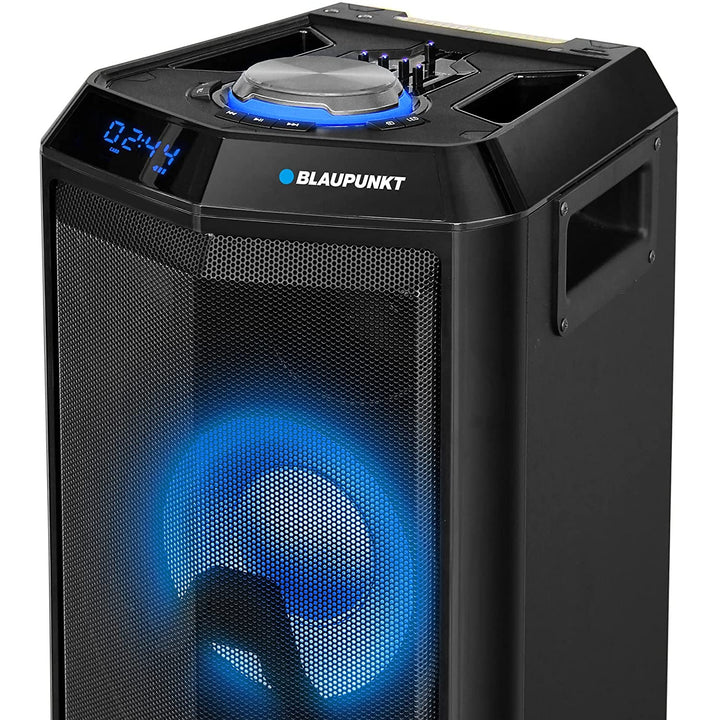 Partyluidspreker Draagbare draadloze Bluetooth-luidspreker 90W RMS Afstandsbediening Karaoke Disco-functie AUX-verlichting