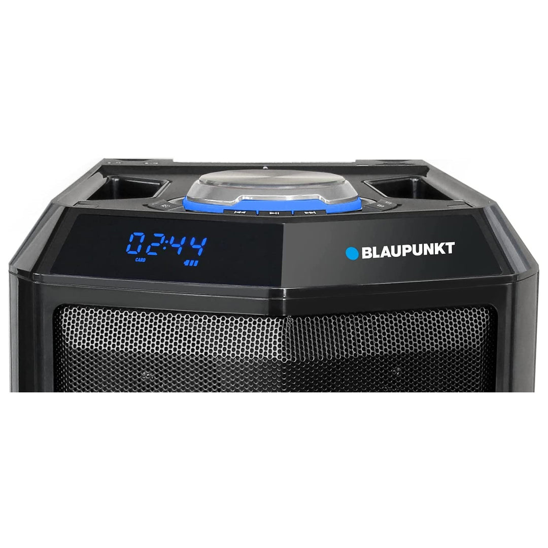 Enceinte de soirée Enceinte Bluetooth portable sans fil 90W RMS Télécommande Fonction Karaoké Disco Eclairage AUX