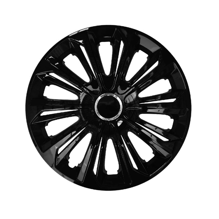 15 inch naafdoppen NRM Extra Strong Zwart 4x Wieldoppen