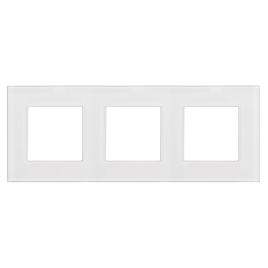Cadre en verre Maclean, triple, blanc, 228x86mm, MCE731W