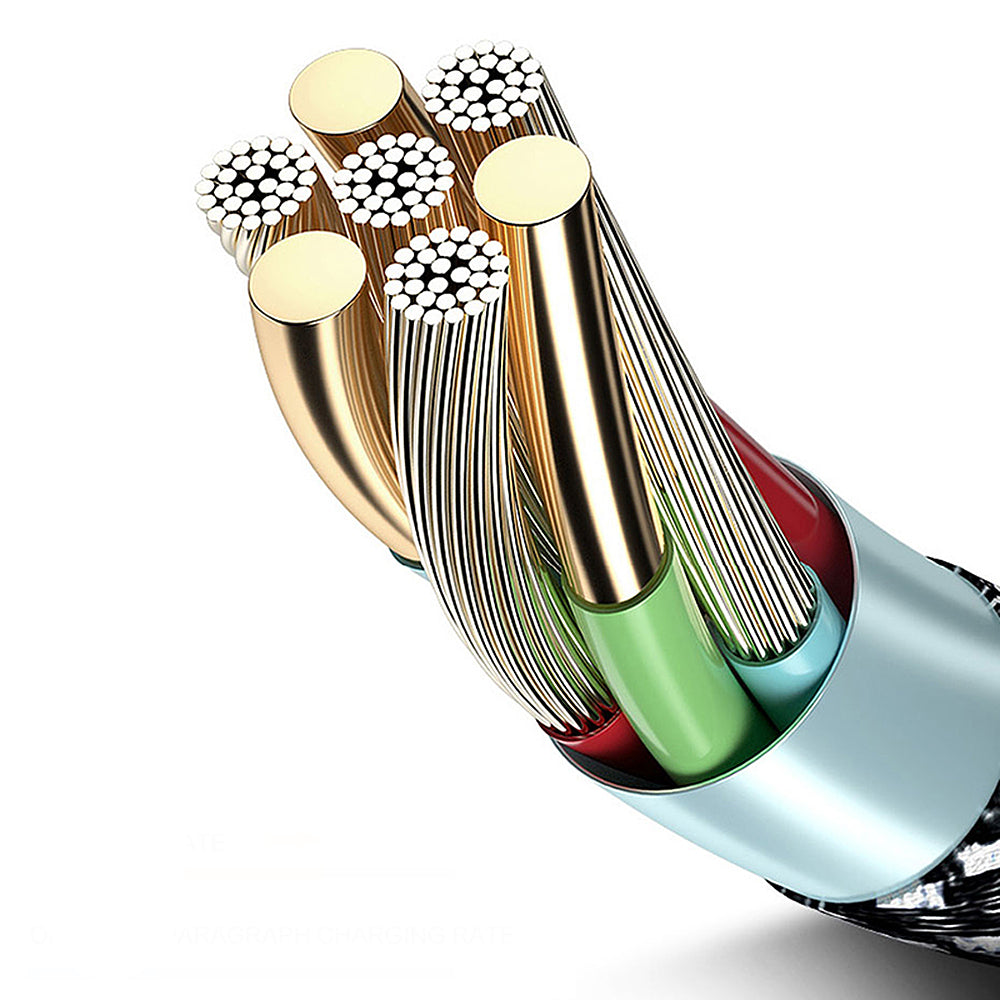 Maclean micro-USB-kabel, ondersteuning voor snel opladen 2,4 A, gegevensoverdracht, 5 V/2,4 A, zwart, lengte 2 m, MCE483