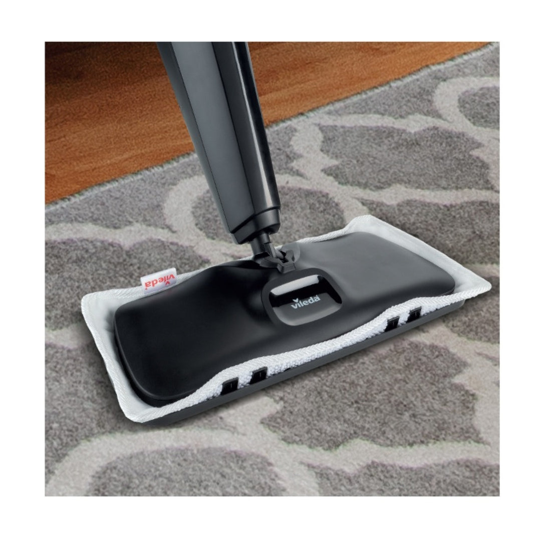 VILEDA 168935 Vileda Steam Mop Steam XXL Set 3.0 Opvouwbare tapijtreinigingspad Roterend Wasbaar