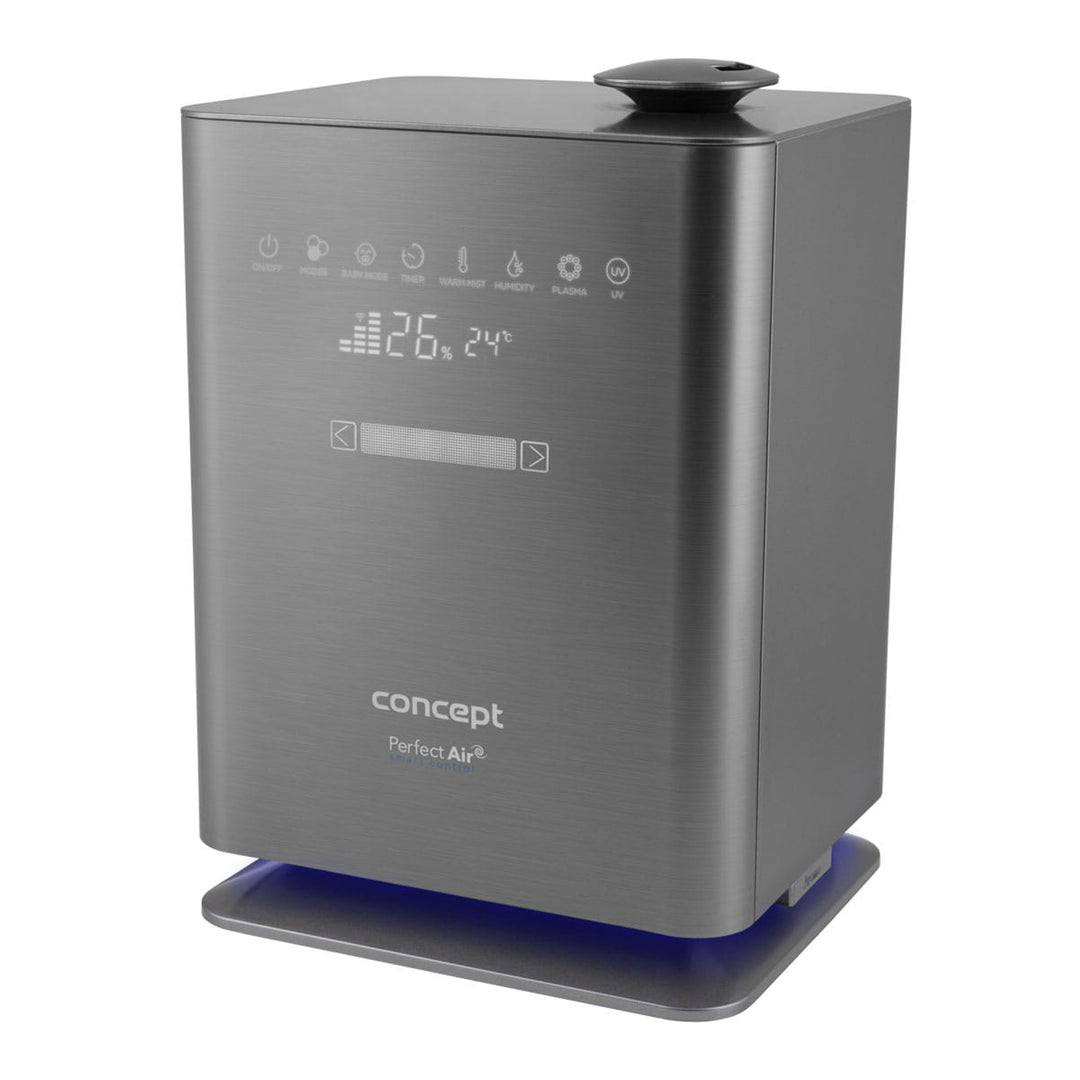 CONCEPT ZV2021 Humidificateur Perfect Air Wifi Remote Aromatherapy Timer UV UVC LED Display