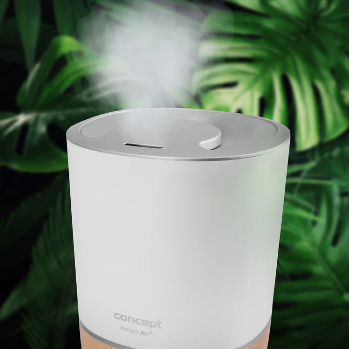 Concept ZV1200 Perfect Air luchtbevochtiger aromatherapie diffuser 4L 3 stoomintensiteitsniveaus wit