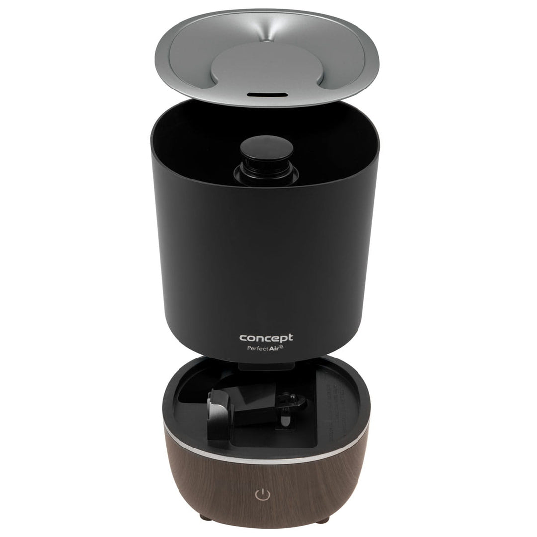 Concept ZV1210 Perfect Air luchtbevochtiger aromatherapie diffuser 4L 3 stoomintensiteitsniveaus zwart