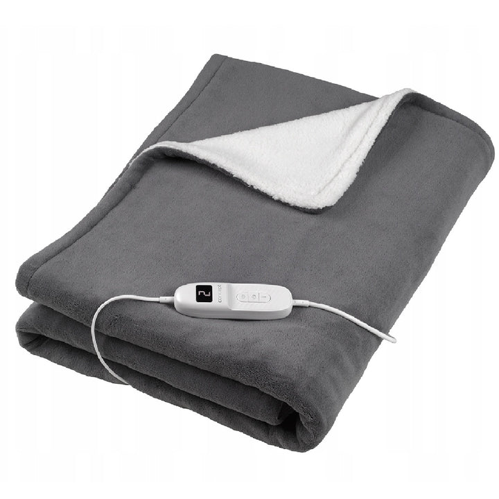 Concept Luxe DV7420 XL Verwarmde Deken XL 180x130cm Coral Fleece Sherpa