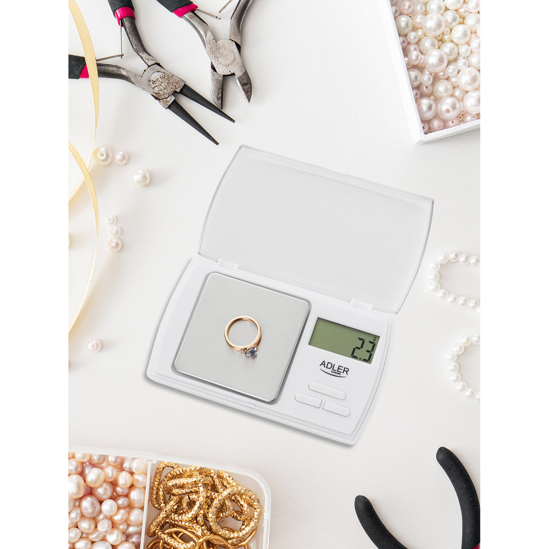 Balance de précision Adler AD 3161 avec affichage LCD clair