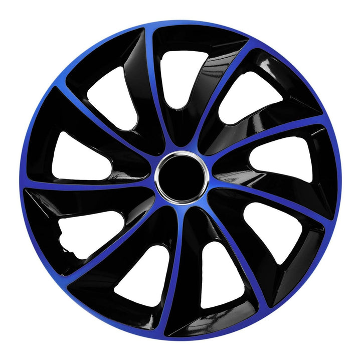 Kit d'enjoliveurs 14" NRM EXTRA STIG BLEU NOIR 4 pièces