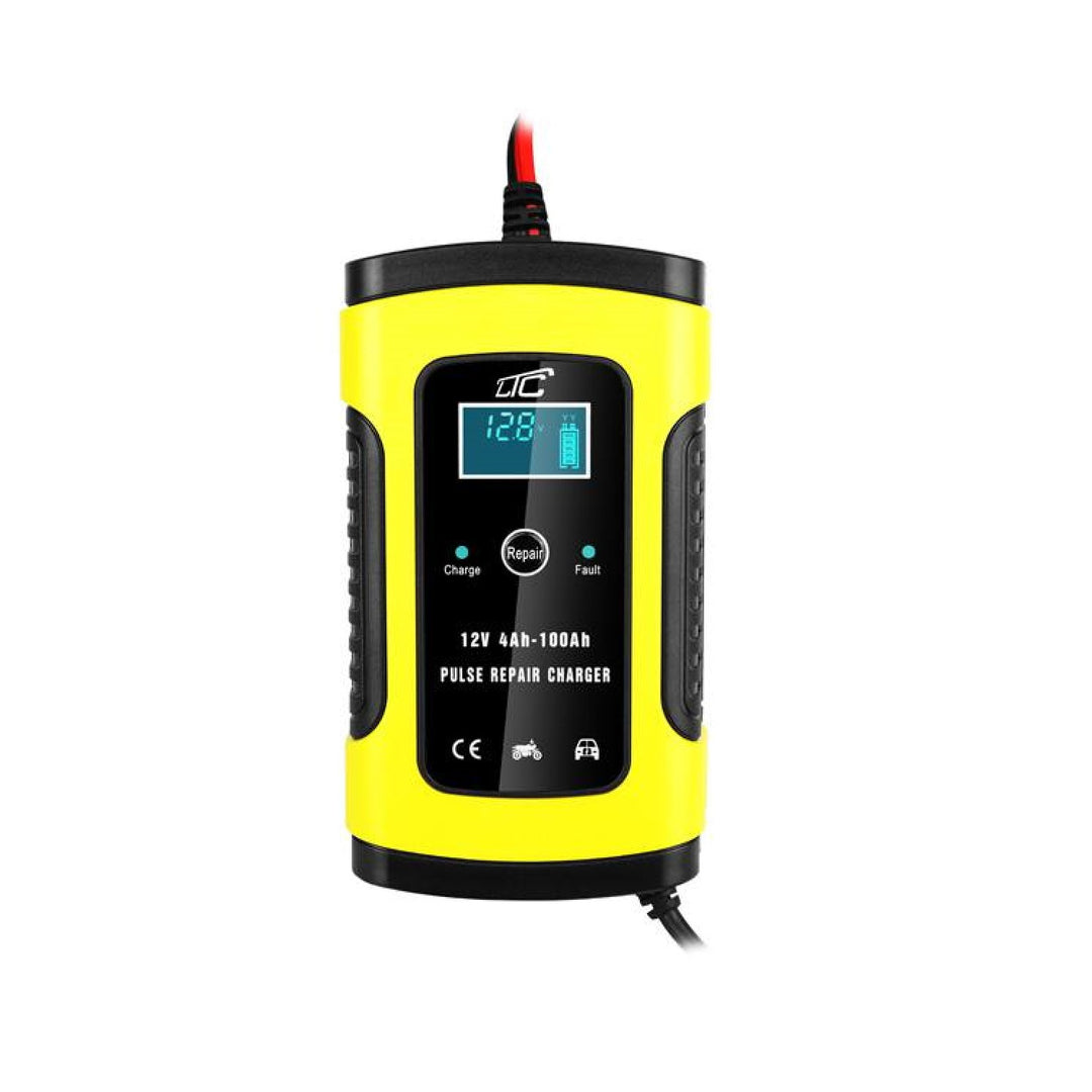 LAMEX LX1206 Pulse Repair Battery Chargeur automatique de voiture 12V 6A Batteries Affichage LCD