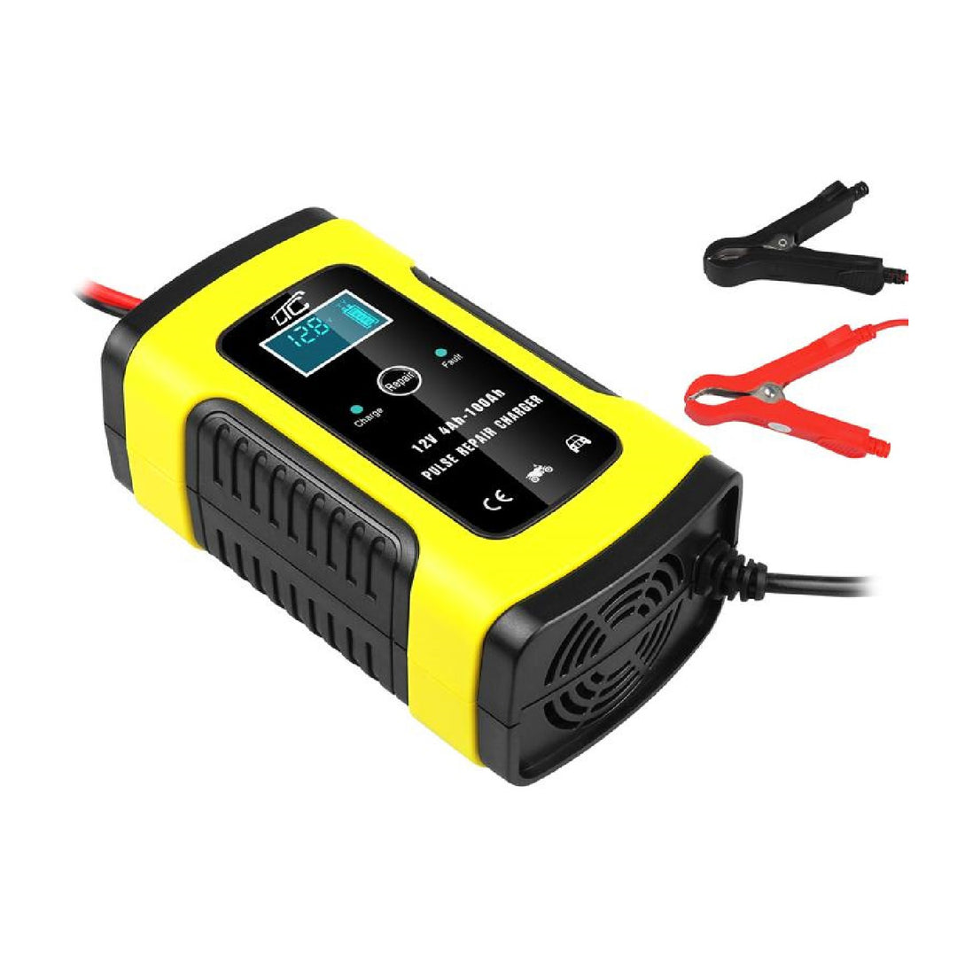 LAMEX LX1206 Pulse Repair Battery Chargeur automatique de voiture 12V 6A Batteries Affichage LCD