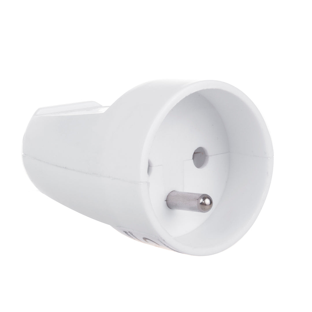 Prise de courant avec contact de protection Type-E Français (Non Schuko) Prise de courant avec mise à la terre Plastique Max 3680W 16A 250V