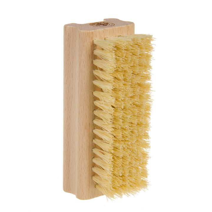 STARMANN Brosse en bois pour le nettoyage des mains et des ongles + tampico (agave)