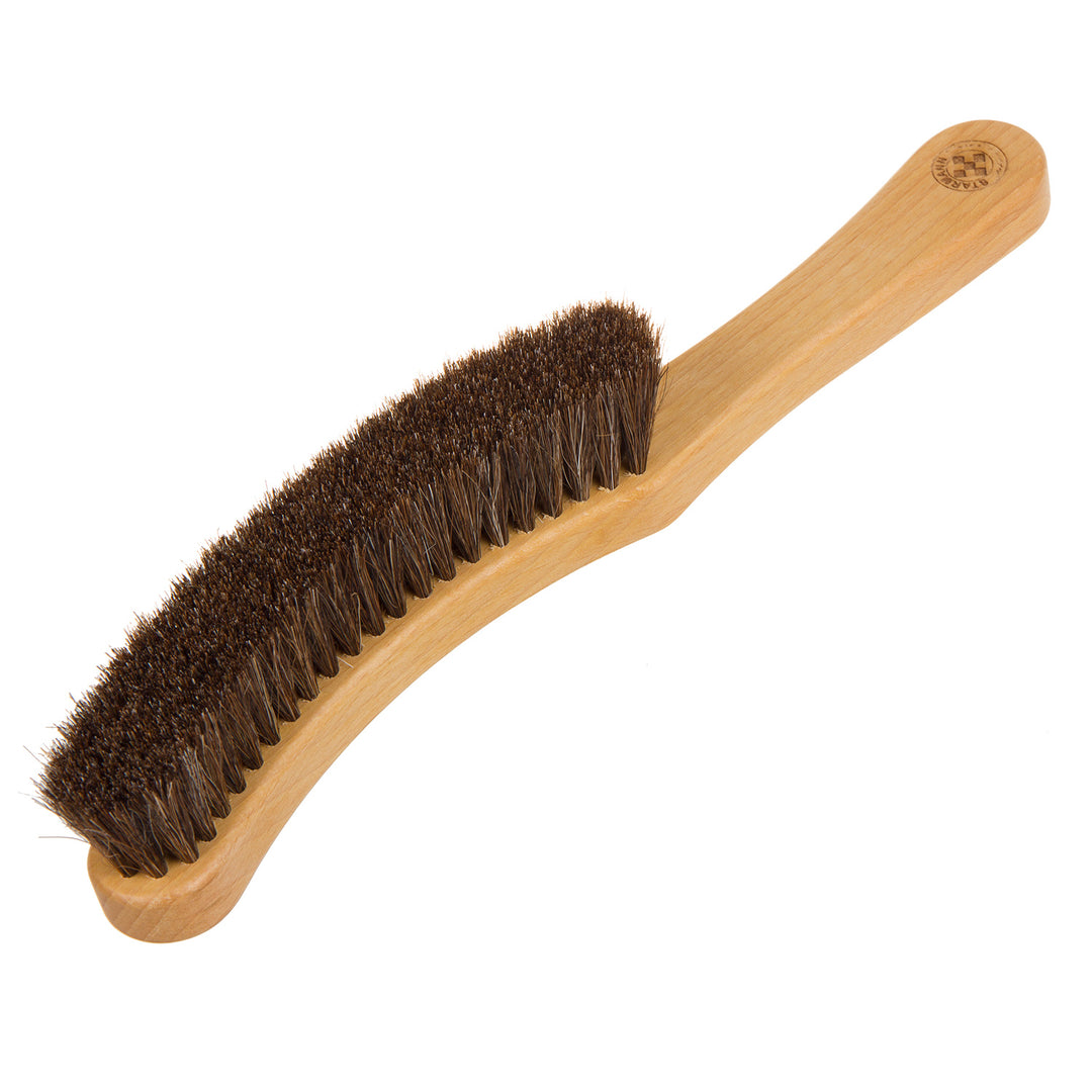 STARMANN Brosse de nettoyage de chapeaux pour les vrais chapeliers, fibre de crin