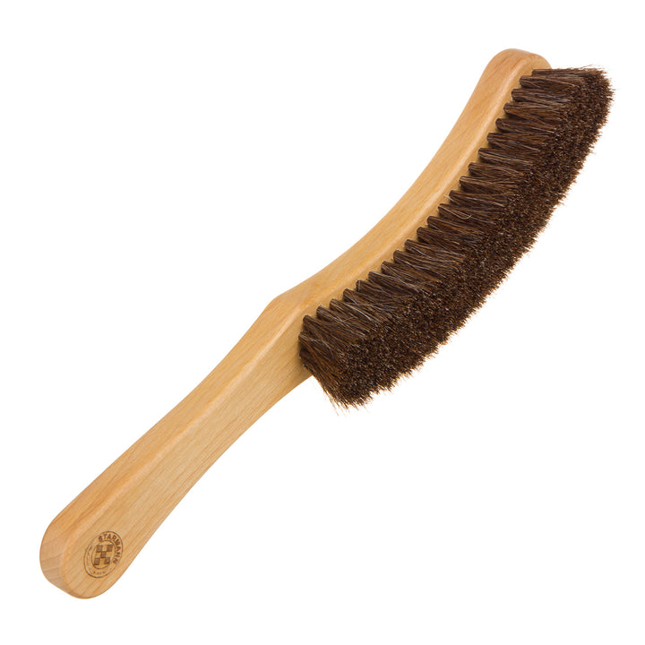 STARMANN Brosse de nettoyage de chapeaux pour les vrais chapeliers, fibre de crin