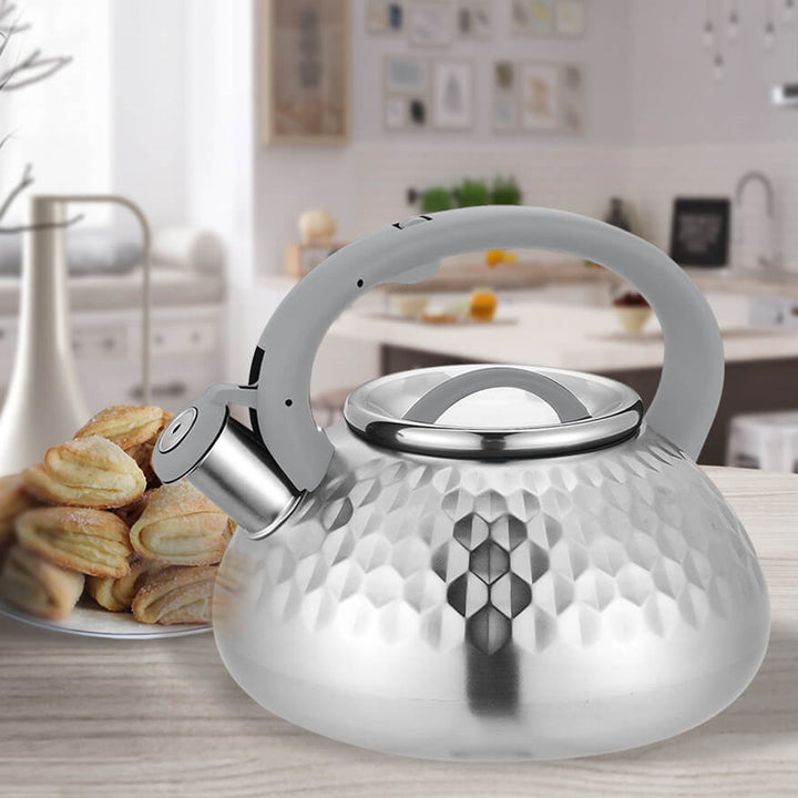 Bouilloire 3l acier inoxydable Maestro MR-1309-GREY poignée grise