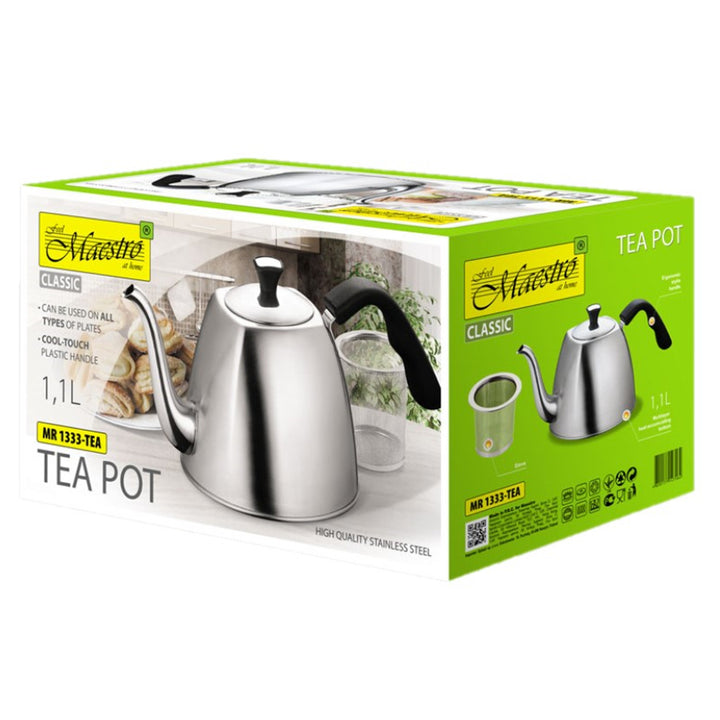Théière à thé et à herbes  Bouilloire 1,1l Maestro MR-1333-Tea